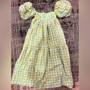 Brand new, puff sleeve, whimsical dress